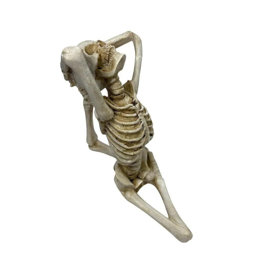 Yoga Skeletons Statue Halloween Yoga Bone Figurine